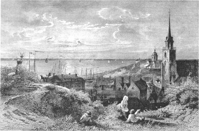 Scheveningen - van het duin gezien